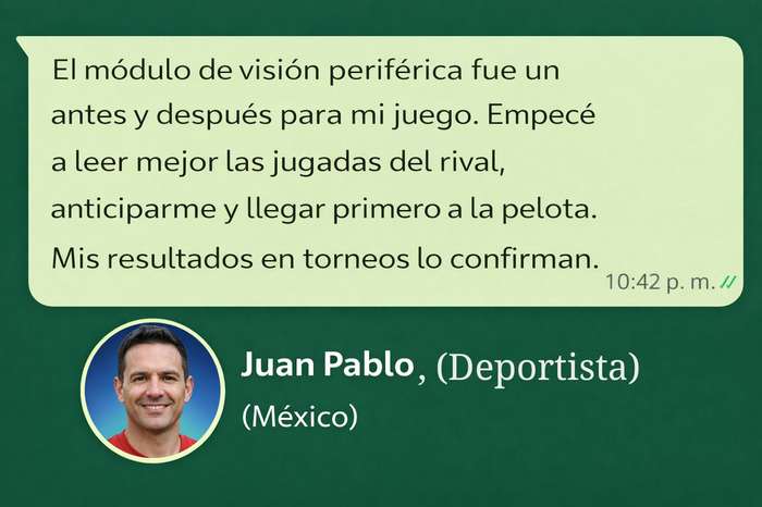 Testimonio entrenador